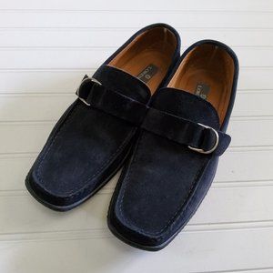 Lorens Spain Men’s Suede Buckle Slip On Loafers Driving Shoes Size 42